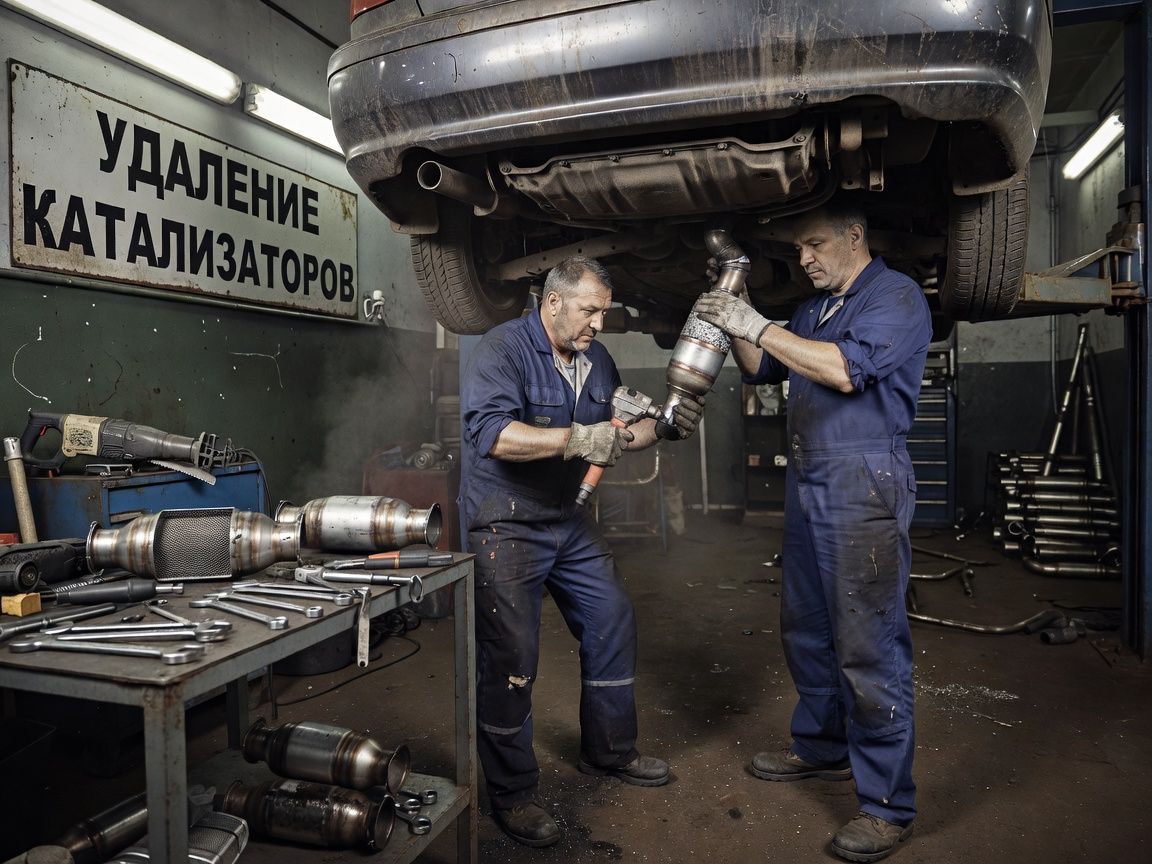 удаление каталиизаторов в автосервисе